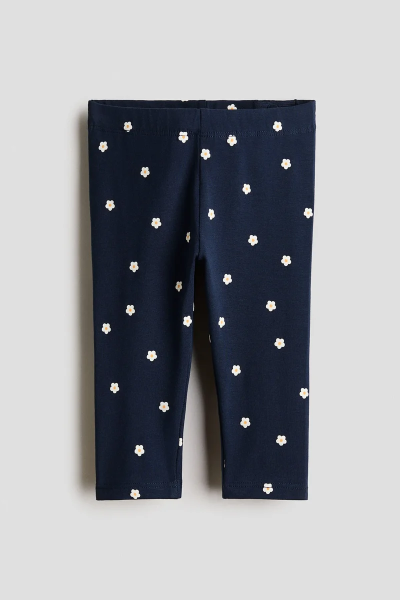 اتش اند ام لغينغز قطني مزيّن بطبعة